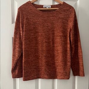 Southern Lady Women's Burnt Orange Long Sleeve Top